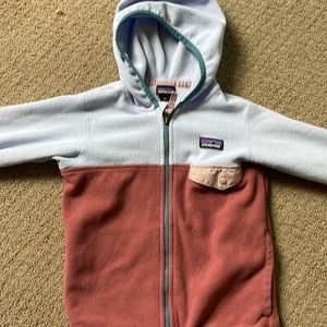 Patagonia toddler micro d zip up fleece